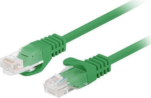 Lanberg PATCHCORD CAT.6 UTP 3M GREEN FLUKE PASSED LANBERG 10-PACK