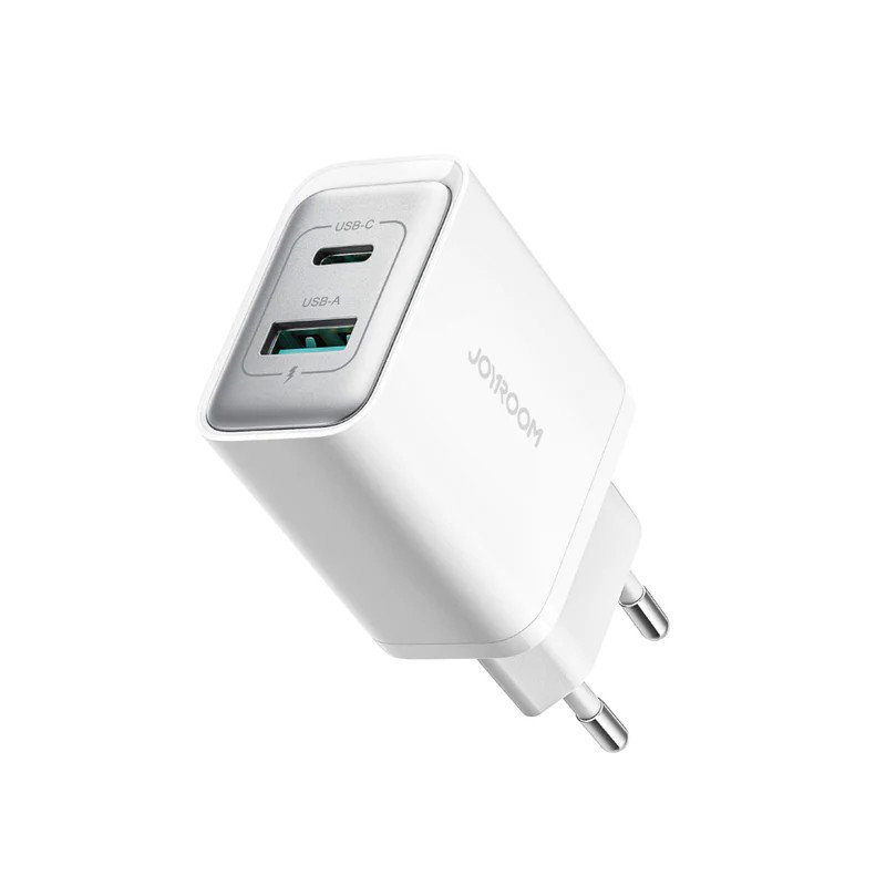 Įkroviklis Joyroom JR-TCF15 USB-C/USB-A 30W baltas