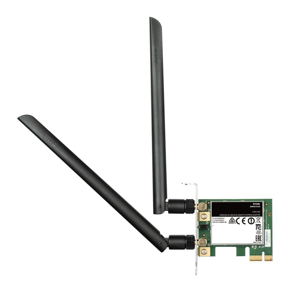 D-Link DWA-582 Wireless 802.11n Dual Band PCIe Desktop Adapter