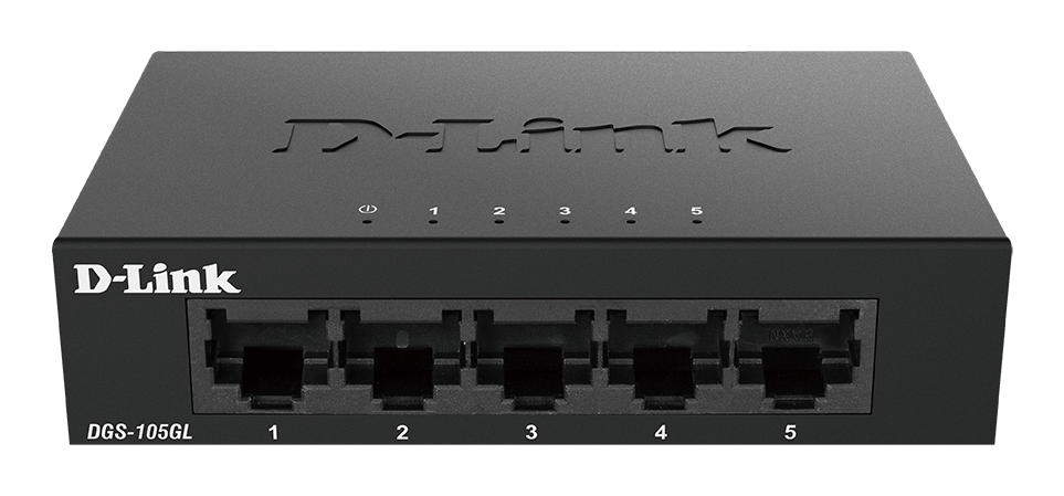 D-Link | Ethernet Switch | DGS-105GL/E | Unmanaged | Desktop | Gigabit Ethernet (copper) ports quantity 5 | 60 month(s)