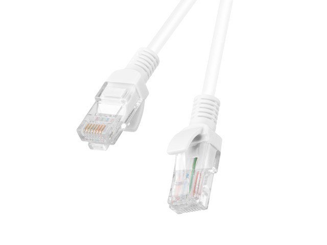 PATCHCORD KAT.6 UTP 3M BIAŁY FLUKE PASSED LANBERG 10-PACK