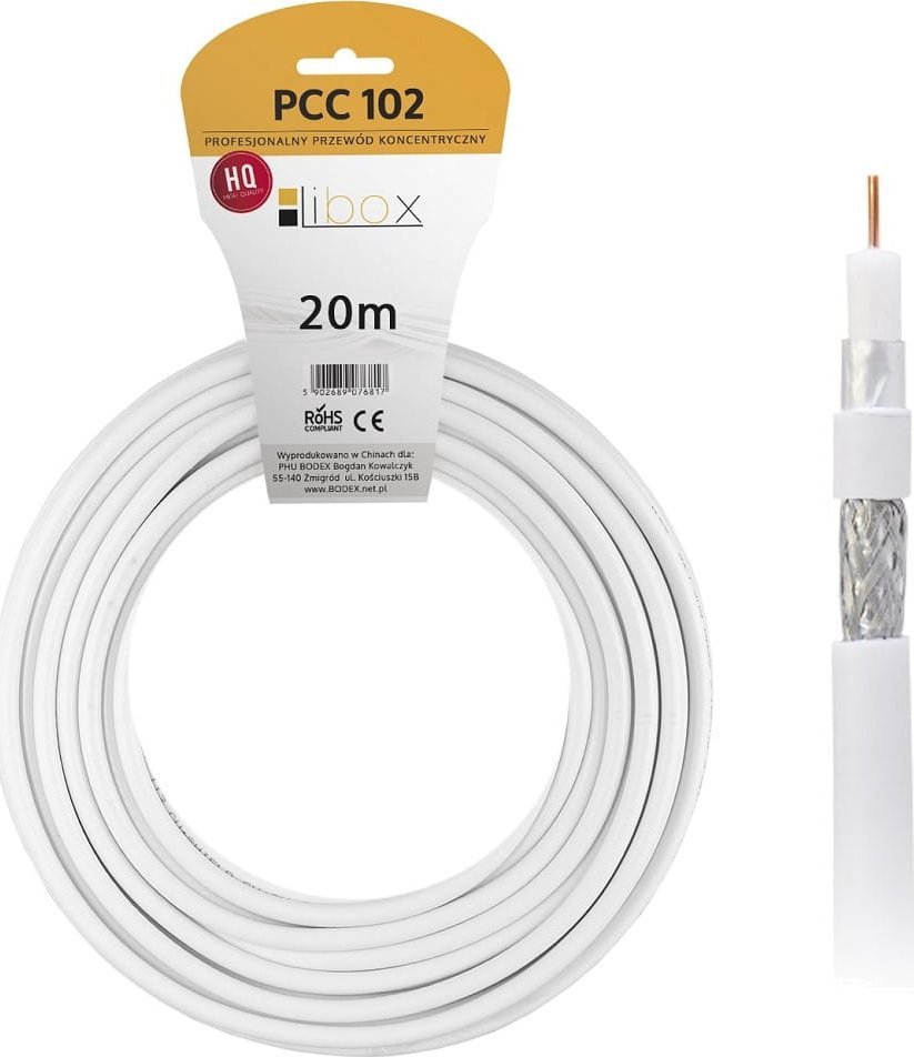 Libox SAT cable Trishield HD/20m PCC102-20 LIBOX