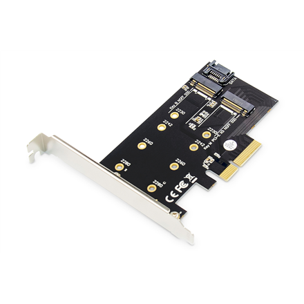 Tinklo plokštė Digitus  M.2 NGFF / NVMe SSD PCI Express 3.0 (x4) Add-On Card  DS-33170