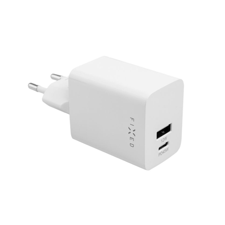 Fixed Mini USB-C/USB Travel Charger 45W  FIXC45M-CU-WH