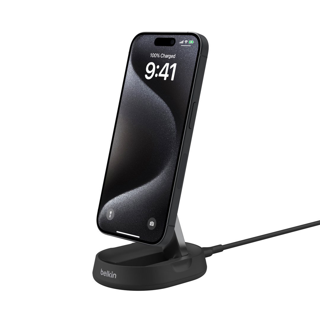 Belkin BoostCharge Pro Išmanusis telefonas Juoda AC Belaidis įkrovimas Spartusis įkrovimas Vidaus