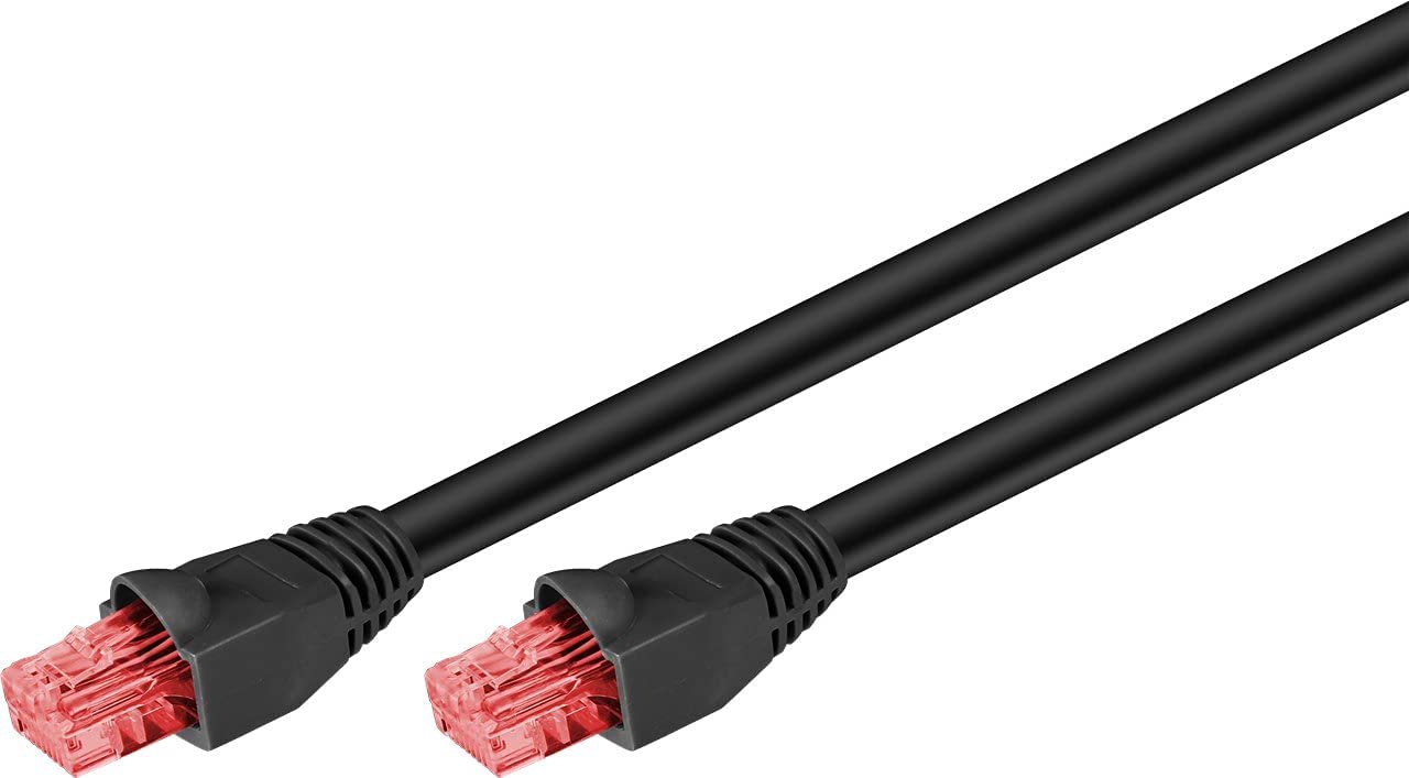 goobay CAT6 outdoor patch cable U / UTP black 20m