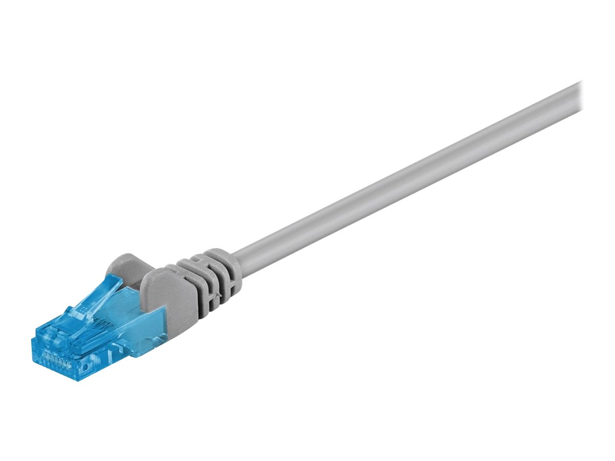 Goobay 55418 CAT 6A patch cable U/UTP, grey, 0.5 m | Goobay