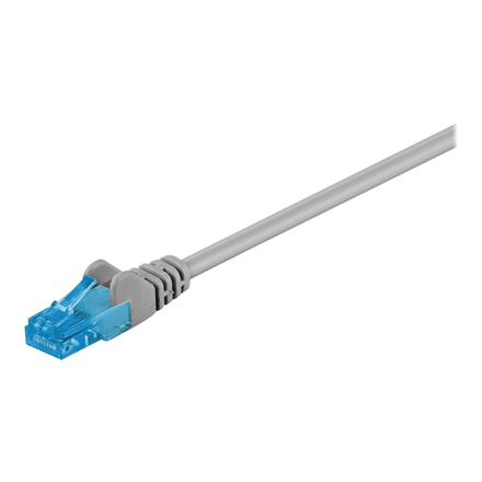Tinklo kabeliai Goobay Patch cable  CAT 6A U/UTP  AWG 26/7  Cable length: 1 m  Grey