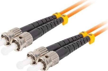 Lanberg PATCHCORD LIGHT MM ST/UPC-ST/UPC DUPLEX 3.0MM OM2 50/125 LSZH 1M MARCH LANBERG