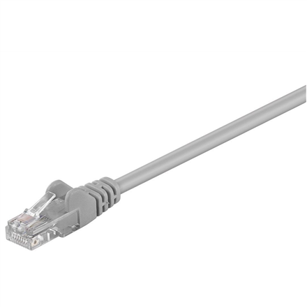 Tinklo kabelis Goobay 95635 CAT 5e patch cable, U/UTP, grey, 25 m