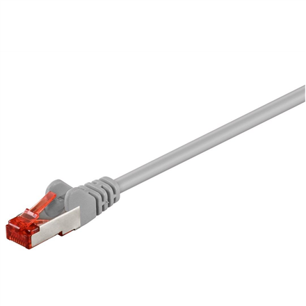 Tinklo kabelis Goobay 93568 CAT 6 patch S/FTP (PiMF), grey, 0.5m