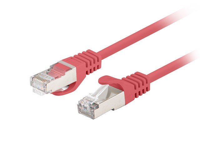 PATCHCORD CAT.6 FTP 0.25M RED FLUKE PASSED