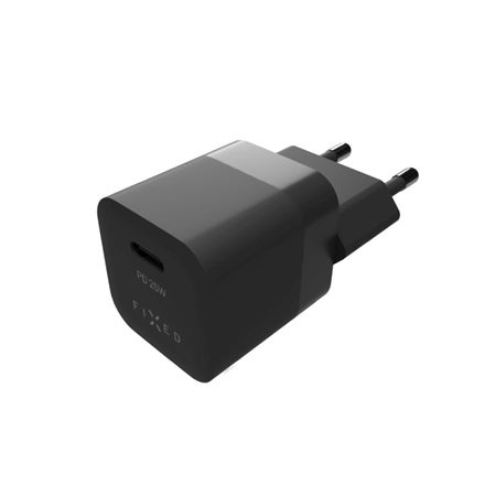 Fixed  Mini USB-C Travel Charger, 25W  FIXC25M-C-BK