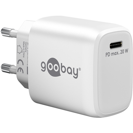 Goobay  65406 Goobay USB-C PD GaN Fast Charger (20 W)
