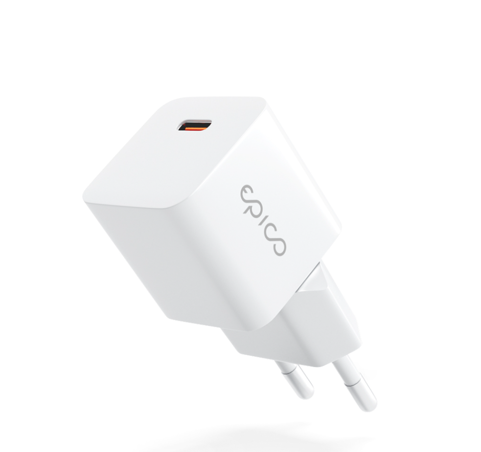 Adapteris EPICO PD Mini Charger 20 W, baltas