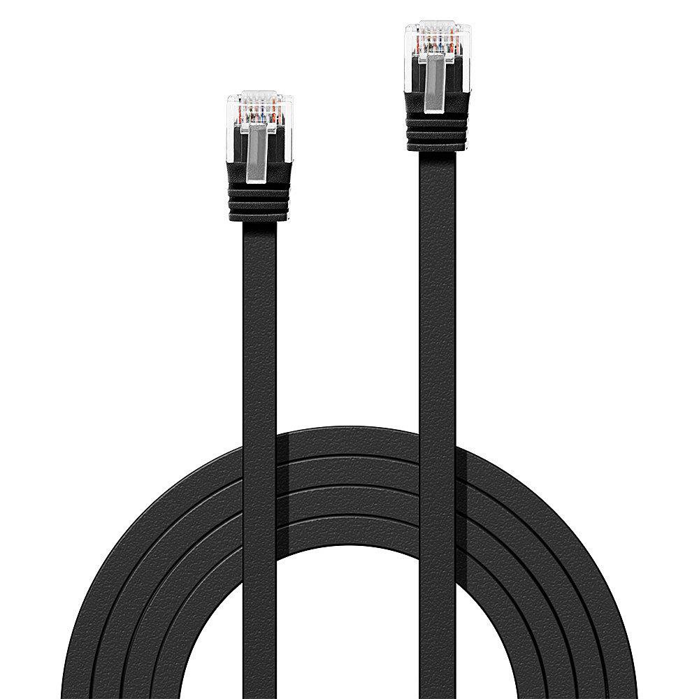 Tinklo kabelis LINDY 47520 CAT6 U/UTP 0.3M, BLACK