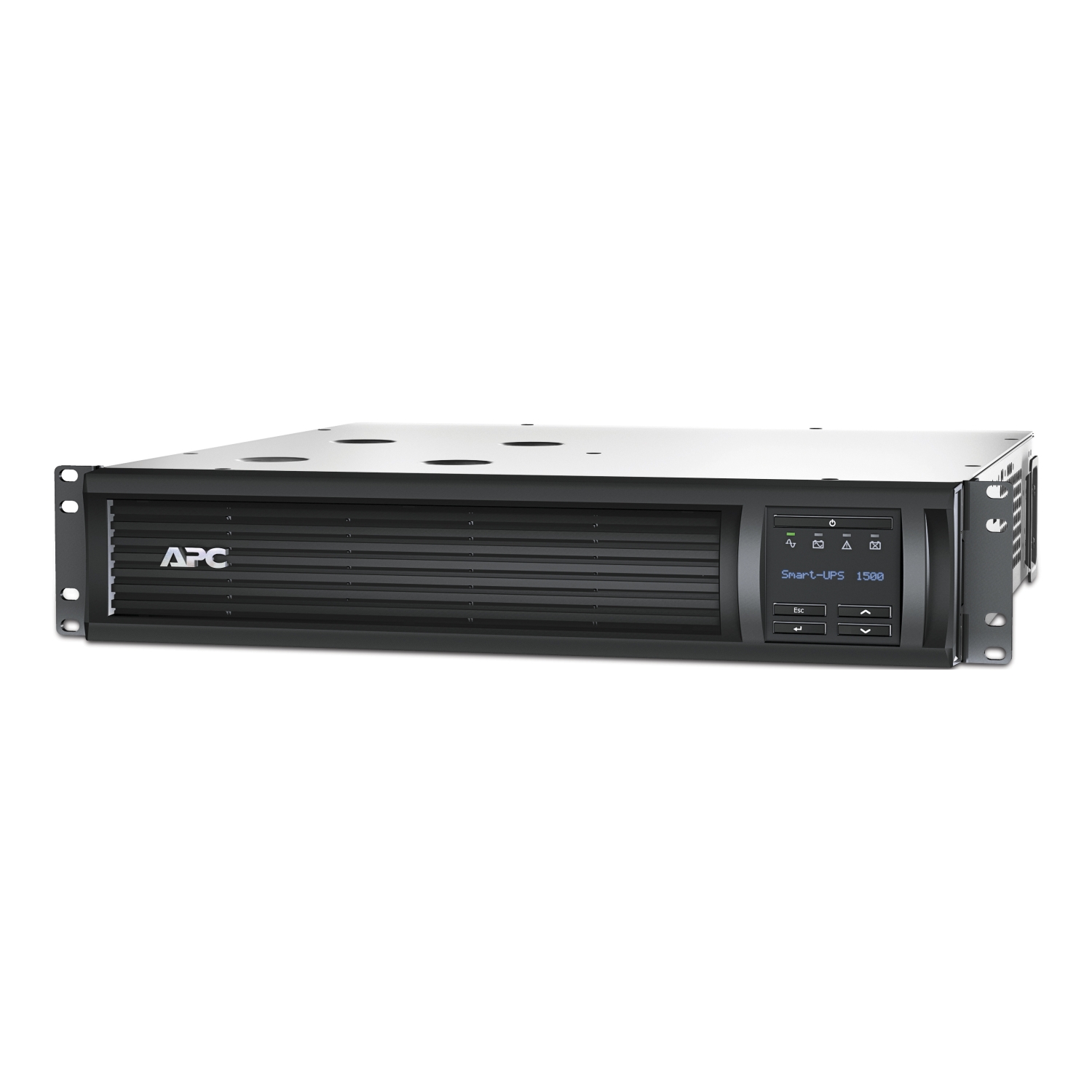 APC Smart-UPS, Line Interactive, 1500VA, Rackmount 2U, 230V, 4x IEC C13 outlets, Network Card, AVR, LCD, Black | Schneider Electric