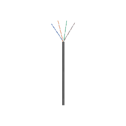 Tinklo kabeliai Goobay Outdoor Network Cable  CAT 5e U/UTP  AWG 26/7  Cable length: 100 m  Black