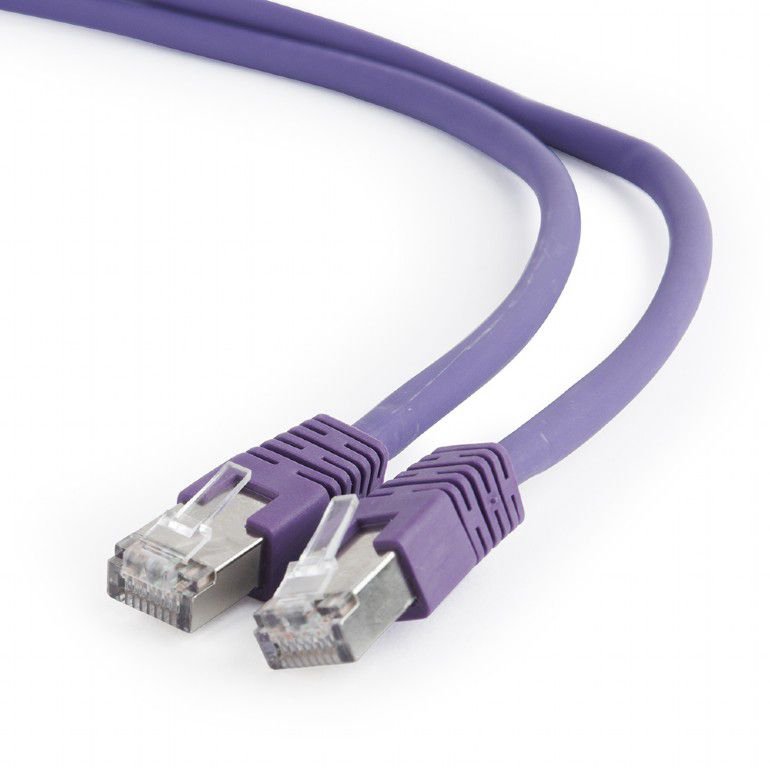 Gembird RJ-45/RJ-45, cat.6A, S/FTP, purple, 2m (PP6A-LSZHCU-V-2M)