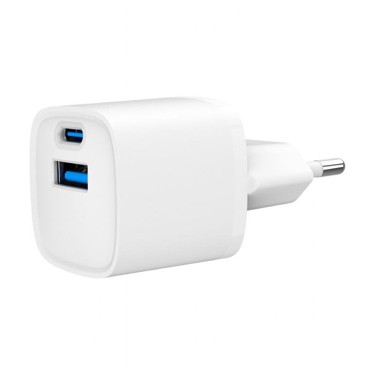 Įkroviklis Gembird Fast Charger  TA-UC-PDQC20-W-01  USB A+C