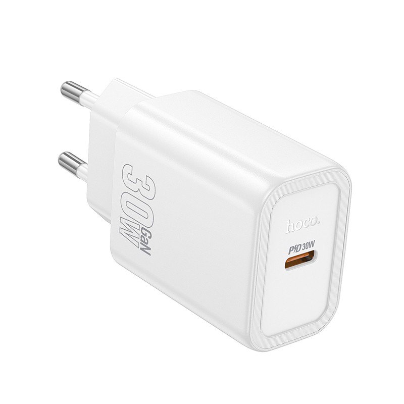 Įkroviklis Hoco N62 30W GaN USB-C baltas