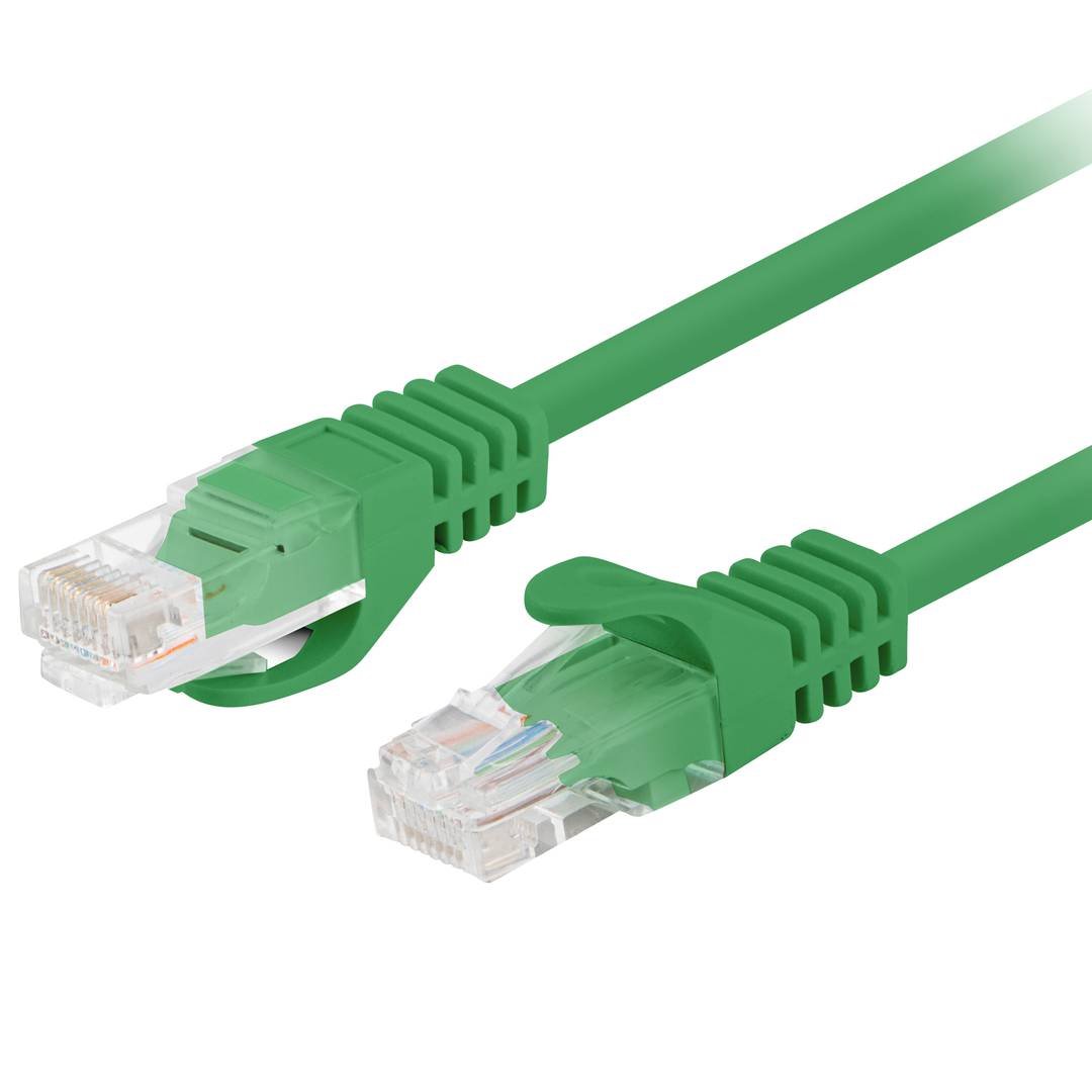 Pack of 10 of 1.5 m green Cat. 6 UTP Ethernet network cable PCU6-20CC-0150-G