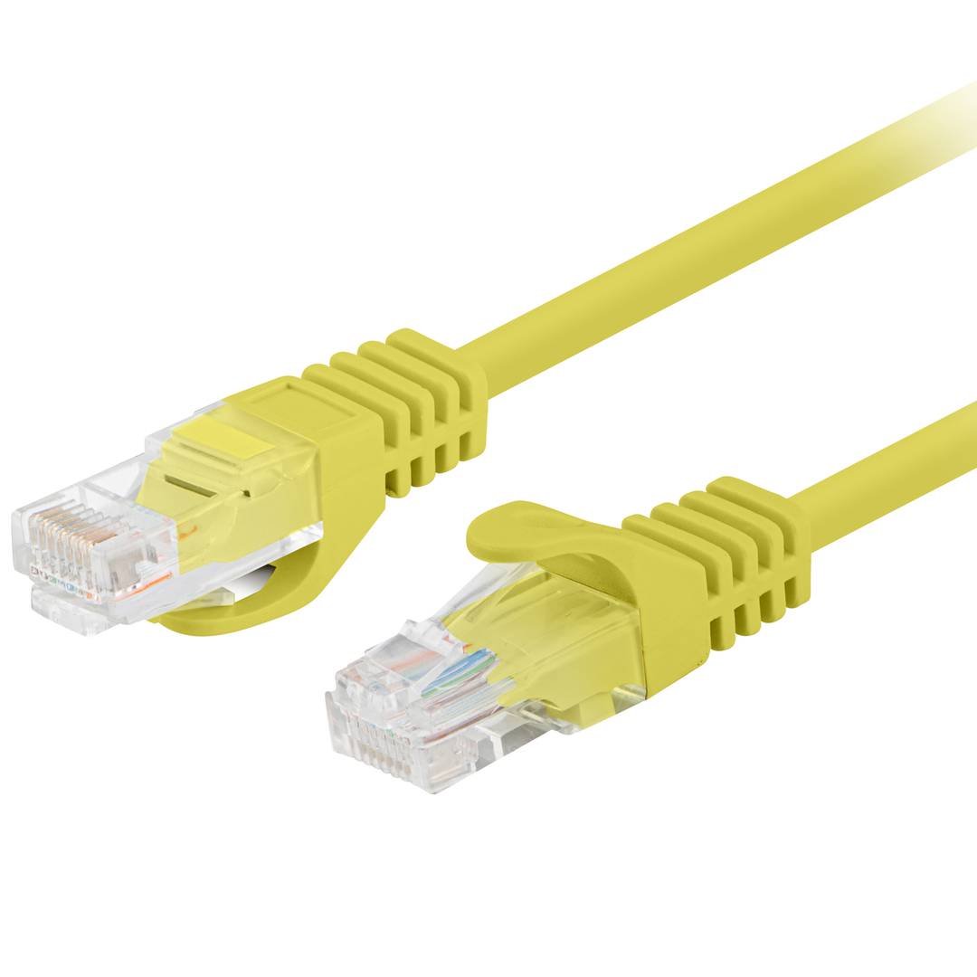 Pack of 10 Cat. 6 UTP Ethernet Network Cable 0.5 m yellow PCU6-20CC-0050-Y