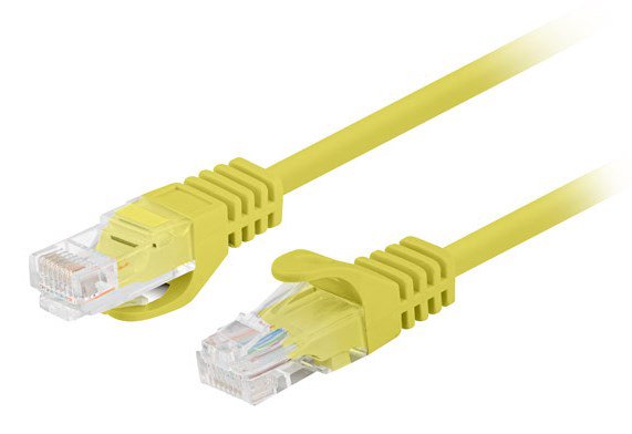 Lanberg PCU6-20CC-0300-Y tinklo kabelis Geltona 3 m Cat6 U/UTP (UTP) 10-PACK