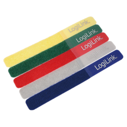 Tinklo kabeliai Cable Strap, 180*20mm, 5pcs, 5 colors
