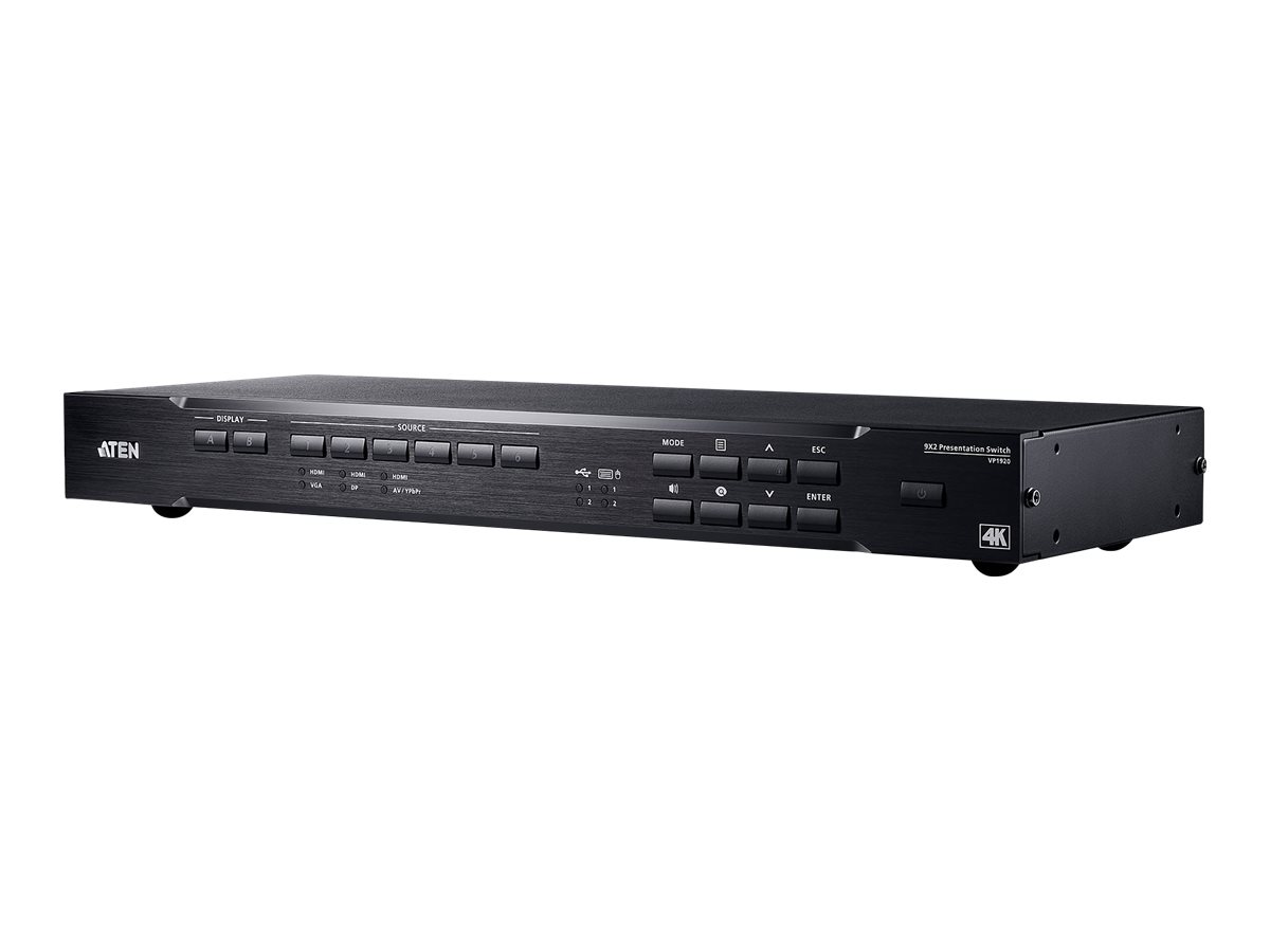 ATEN VP1920-AT-G 9x2 4K Presentation Matrix Switch | Aten
