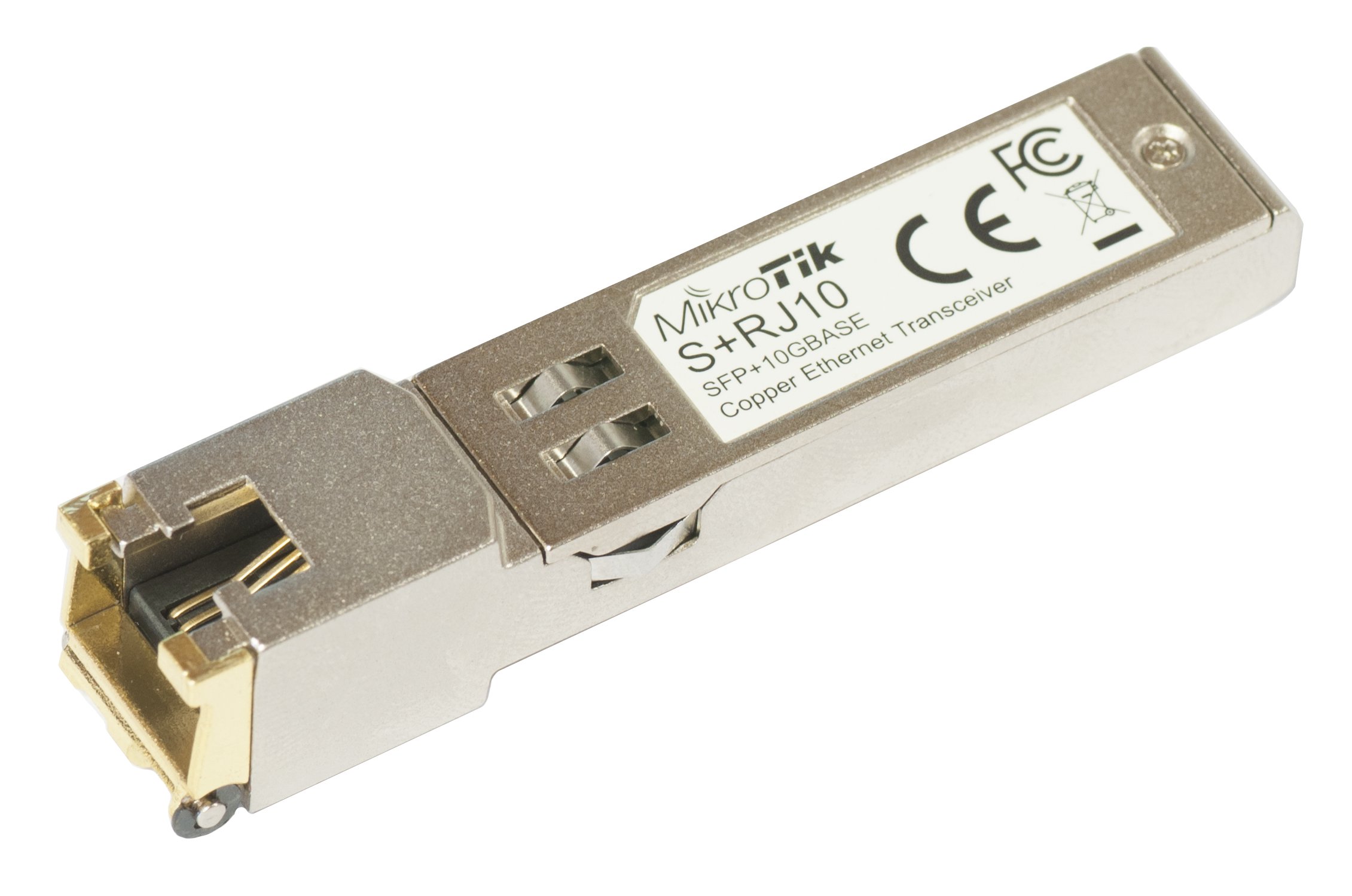 Mikrotik S+RJ10 tinklo siųstuvų-imtuvų modulis 10000 Mbit/ai SFP+