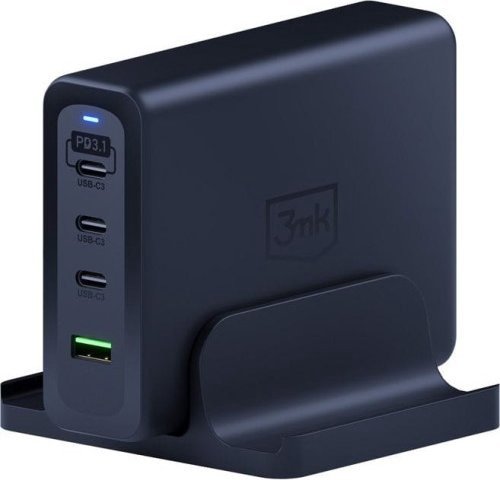 Loader 3MK Hyper Charge Station 1x USB-A 3x USB-C (Accessors - 3mk Hyper Charge Station 240W)
