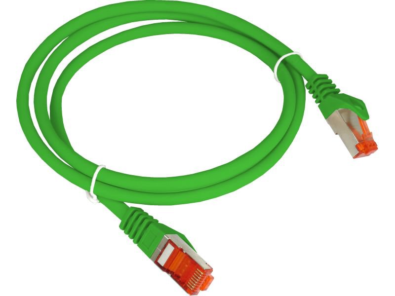 Alantec KKS6ZIE2.0 Patch-cord F/UTP cat.6 PVC 2.0m žalias