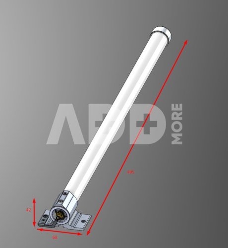 MikroTik LoRa Omni Antenna Kit 6.5 dBi 824-960 MHz with SMA Female connector | MikroTik | LoRa | 868 Omni Antenna | The upgrade of our antenna kit for LoRa with a 6.5 dBi Omni antenna for 824-960 MHz, 1m long SMA cable and mechanical holder for quick and easy mast attachment. Smaller size, increased durability, and added IP66 water resistance. After reviewing your suggestions, we went back to the drawing board and redesigned the Antenna kit for LoRa. The new kit offers significantly higher durability in a