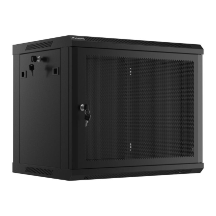 Lanberg | Rack cabinet 19" wall-mount 9U/600x450 with perforated door (flat pack) | WF01-6409
