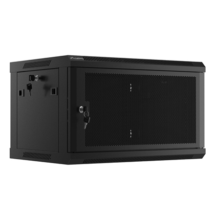 Kita tinklo įranga Lanberg  Rack cabinet 19" wall-mount 6U/600x450 with perforated door (flat pack)