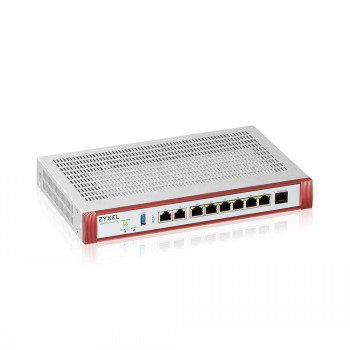 ZYXEL USG FLEX200 H SERIES, USER-DEFINABLE PORTS WITH 1*2.5G, 1*2.5G( POE+) & 6*1G, 1*USB (DEVICE ON