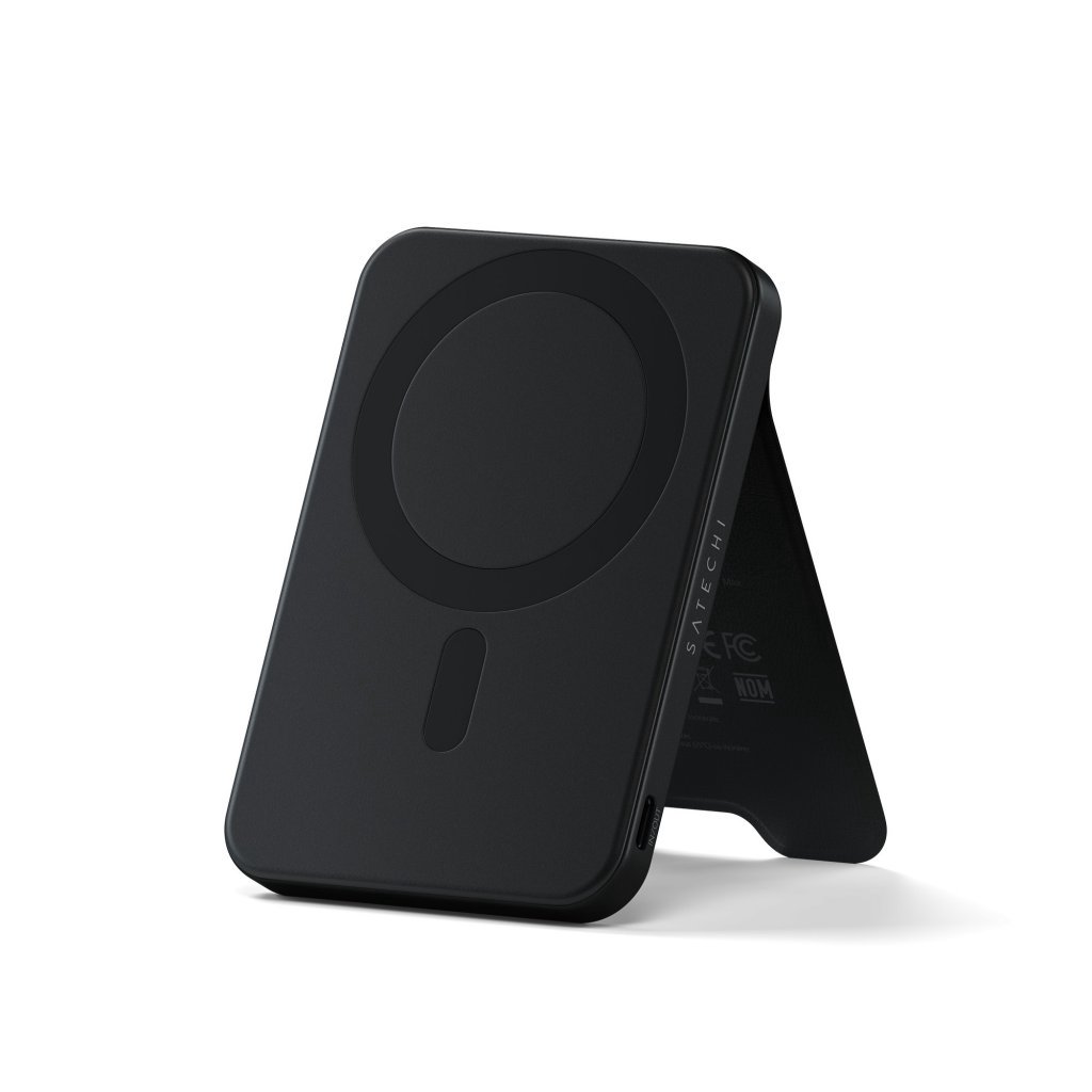 Satechi Qi2 5K Magnetic Power Bank with Stand - Black