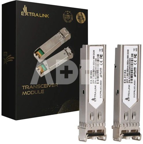 Extralink Module SFP 1.25G 2-pack 1,25Gbps, LC/UPC, 850nm, 550m, multi mode, DOM