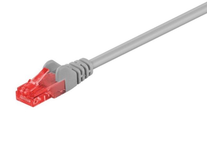 Tinklo kabelis MICROCONNECT CAT6 U/UTP, 5 m., Grey