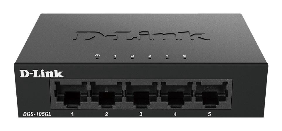 Kita tinklo įranga D-Link  Ethernet Switch  DGS-105GL/E  Unmanaged  Desktop  Gigabit Ethernet (
