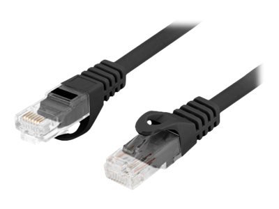 LANBERG Patchcord cat.6 UTP LSZH CU 0.25m black