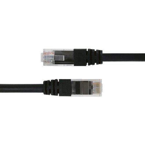 Kabelis DELTACO Cat6, U/UTP, 24 AWG, LSZH,  5m, juodas / R00210012