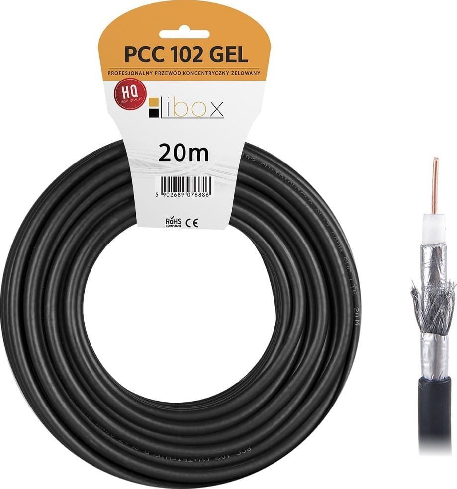 Libox Coaxial cable PCC102 gel-20 LIBOX