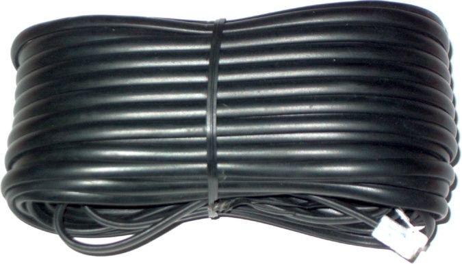 Straight phone cable 20m Black (TEL0033A-20)