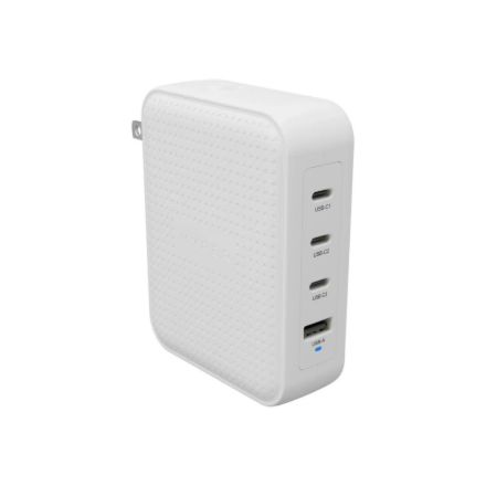 Hyper HyperJuice 145W USB-C GaN Travel Charger with 4 Ports - White  Hyper