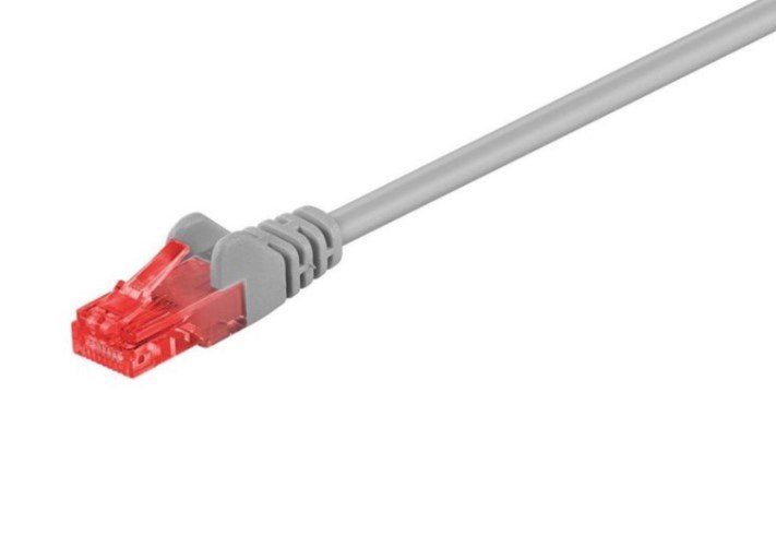 Tinklo kabelis MICROCONNECT CAT6 U/UTP, 3 m., Grey
