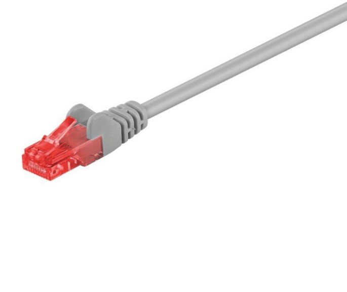 Tinklo kabelis MICROCONNECT CAT6 U/UTP, 10 m., Grey