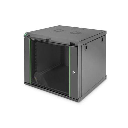 Kita tinklo įranga Digitus Wall Mounting Cabinet  DN-19 09-U-EC-SW  Black