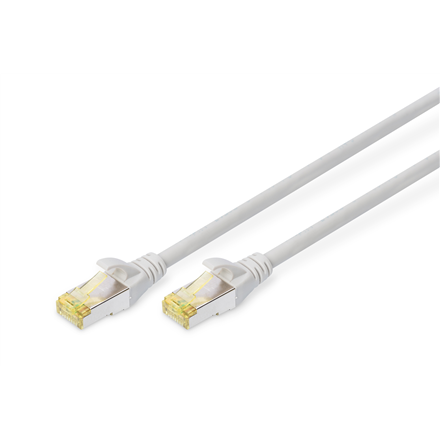 Tinklo kabeliai Digitus CAT 6A S/FTP  Patch cord  Length 15 m  Grey
